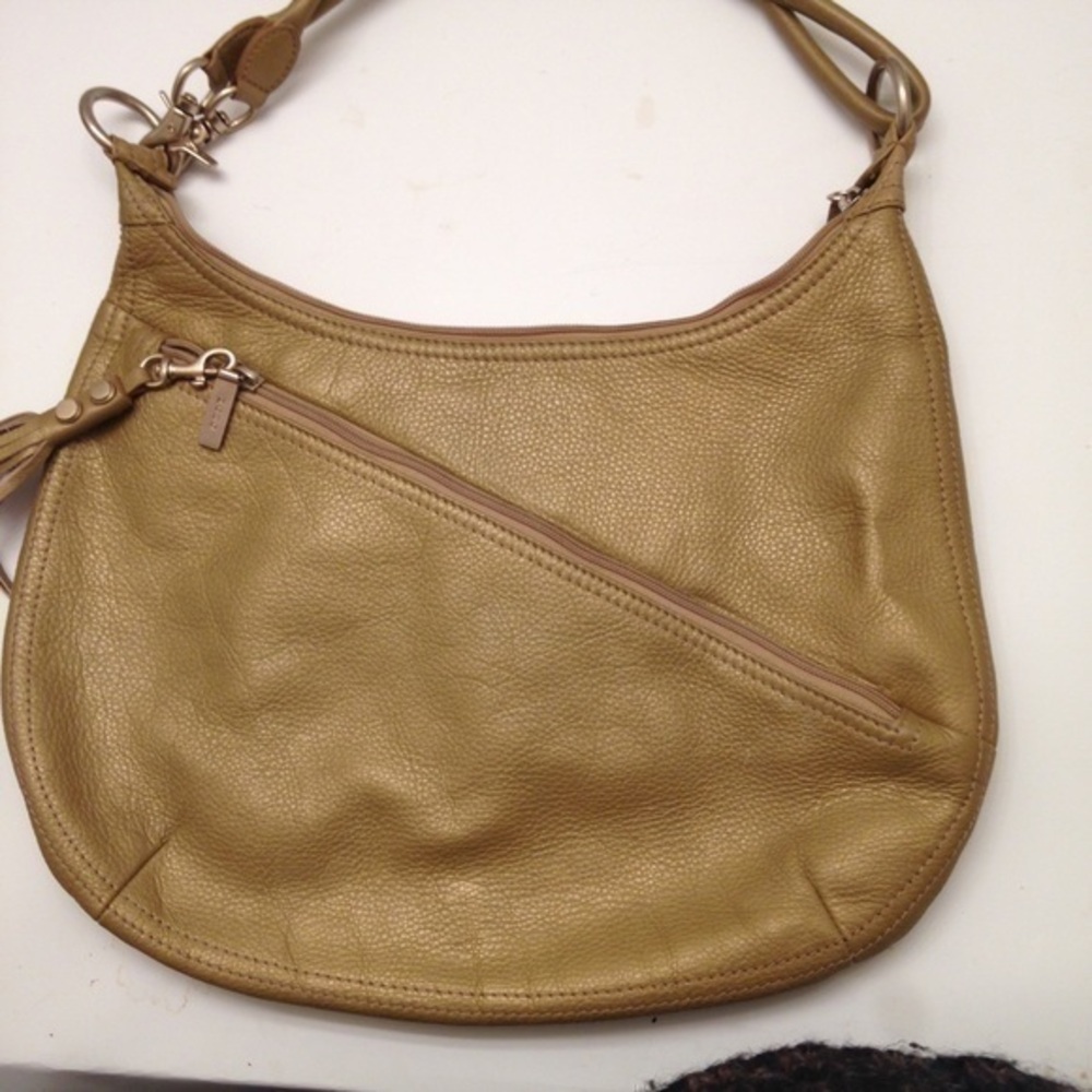 Hobo international gold hobo shoulder bag
